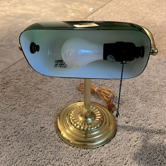 Vintage Banker desk lamp